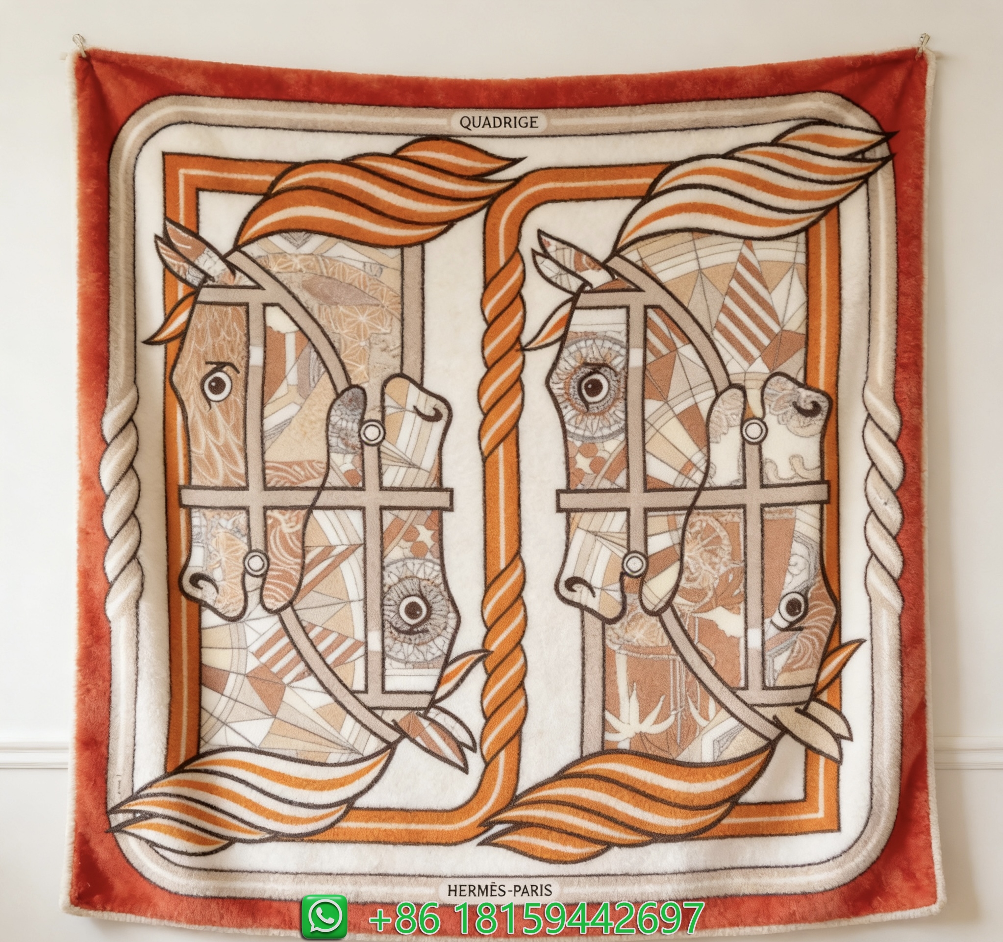 Hermes Throw Blankets